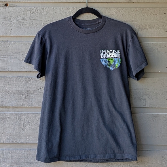 Imagine Dragons 2022 Mercury World Tour Short Sleeve Concert T-Shirt MED Black - Picture 2 of 7